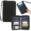 RFID Blocking faux leather Family Passport Travel Wallet