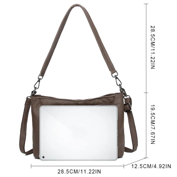 5 Colors100% First Layer Cowhide Leather Women Handbag Casual Female Shoulder Se3491ebe8e894a30b997add98dde82b0k