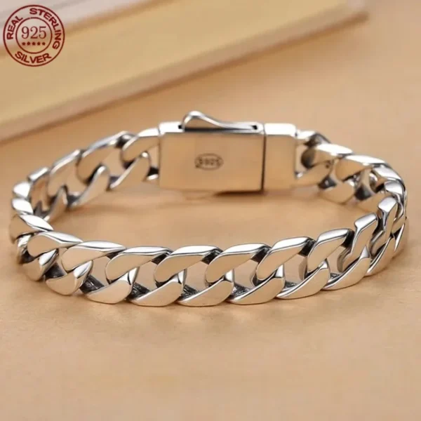 Eye of Horus S925 Silver Cuban Link Bracelet Se3a2f6242536429dabab215a4d44c9e4e