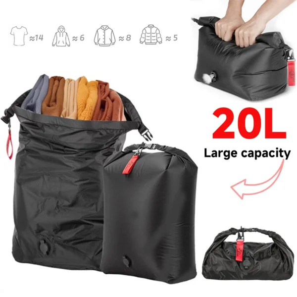 Vacuum Compression Storage Bag Portable Large Capacity Waterproof Luggage Bag Clothes Se4669ba6b29a4f619aa47dceb95fae9cV