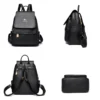 Women's Large Capacity faux leather Travel Backpack