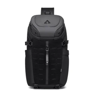 Ozuko Men's Waterproof Crossbody Bag with USB Anti-Theft Short Travel Messenger