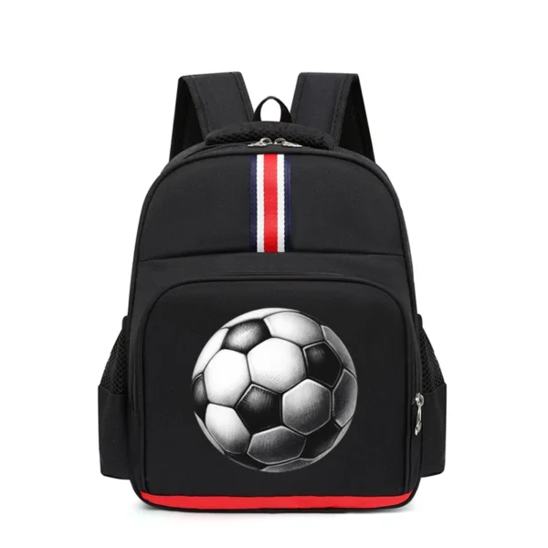 Backpack for Kindergarten Boys Girls New Football Print Shoulder Schoolbag Watercolor Se8ada208d5024b8a8f7b4c3ccb988207e
