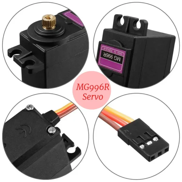 MG995/MG996R Servo Motor, 180°/360° Rotation Se974f4e53daf4e089931bf098a407393e
