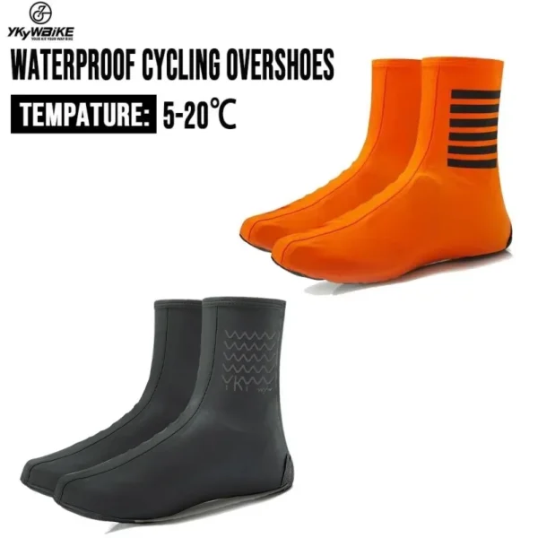 YKYWBIKE Waterproof Cycling Overshoes Bicycle Shoes Covers Cycling Reflective Windproof MT Seabce87badc64d9990c0fbb58d7966a3V
