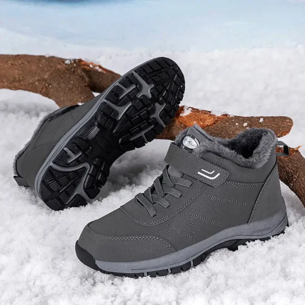 Winter Men Boots Microfiber Leather Snow Boots Man Plush Warm Causal Secef432a61224aef880f55328bf20049z