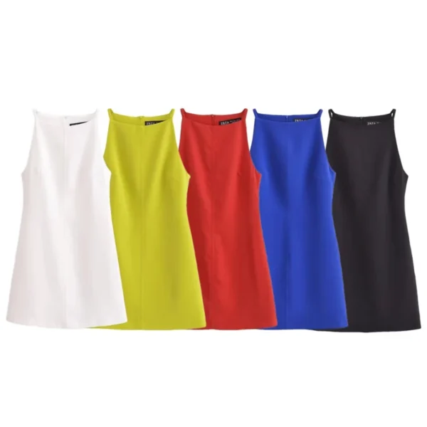 HXAO Fashion Summer Dresses Womens Dresses Bodycon Sleeveless Mini Dress White Sed69e43b1355404db6e4acf68f2d669aJ