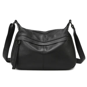 100% Cowhide Handbag and Purses New Fashion Shoulder Bag with Wide