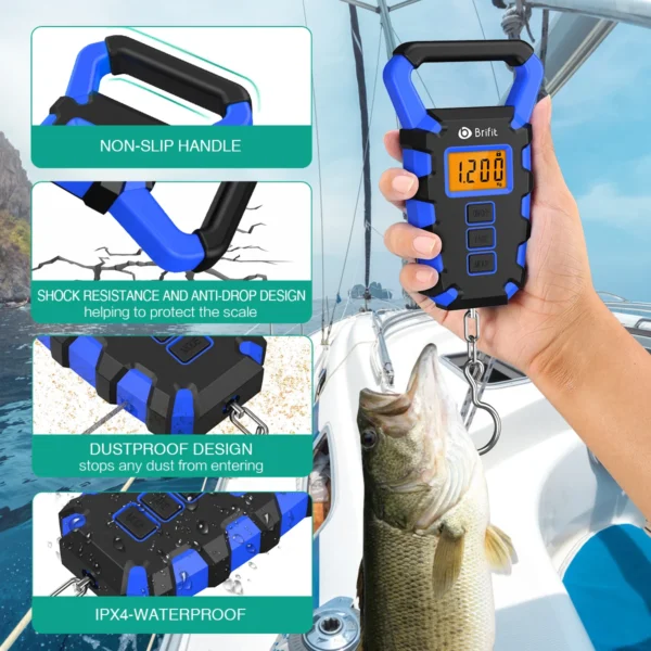 50Kg Hanging Scale with Ruler Digital Portable Fish Hook Electronic Weighting Seee7db330ab24f0daf3e5fa2411c0b68E