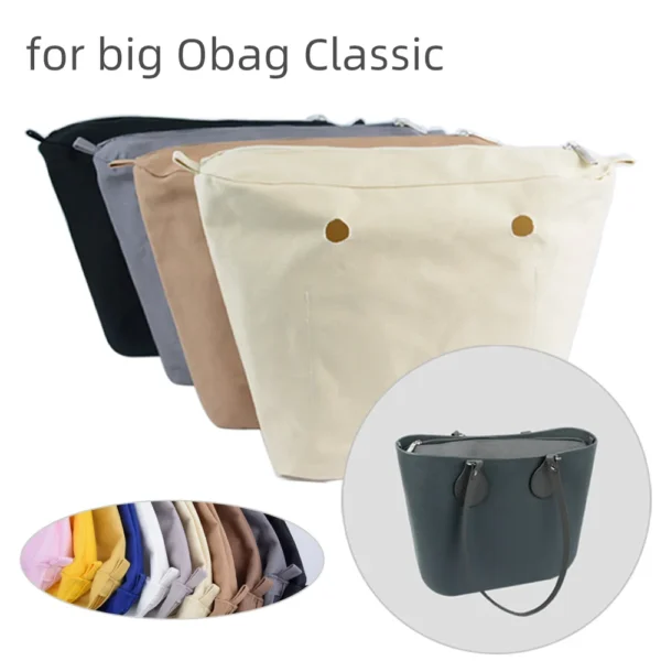 Canvas Bag Organizer Insert with Zipper Pocket Sf140c2cfb7a5477a9e190239eb1368627
