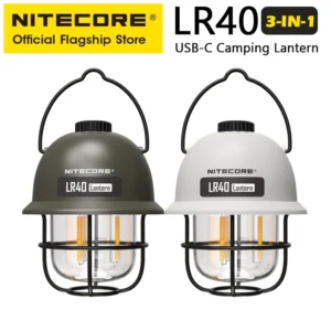 NITECORE 2-in-1 LR40 Camping Light Power Bank 100 Lumen 3 Light