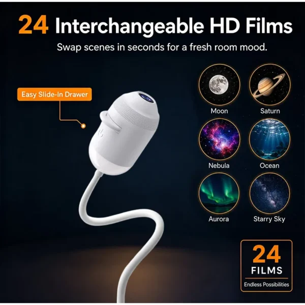 HD Smart Starry Sky Projector Night Light Sf460aa8ab5a84b908614fed4faec67a0q