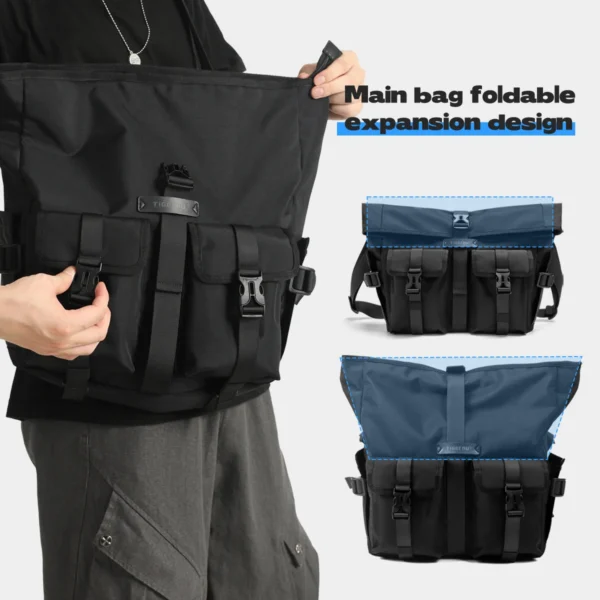 Men's Expandable Crossbody Shoulder Bag Sf5fad966c38b4612b4506911b9daab6ee