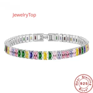 Hot sales silver-tone Silver Bracelet Noble Color Crystal Hand For