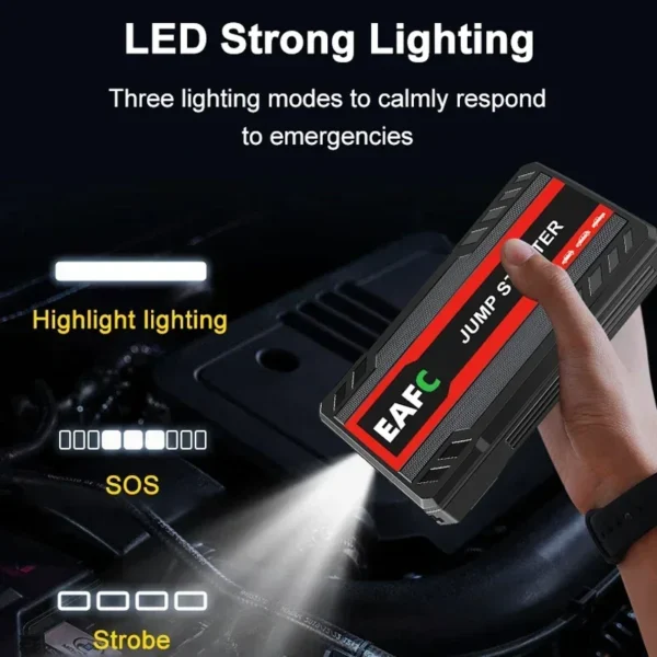 600A Car Jump Starter Power Bank, 12V Sf7642b0f8e6240a98853e4da2a05f6317