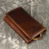 Coffee Colored Faux Leather Wallet, Multi-Function