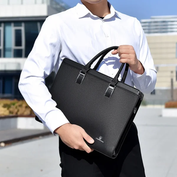 Men's Briefcases Bag Executives PVC Business Office Shoulder Square Side Laptop Sfaad2c56c6f649c5a1ff35d9ec8dc684t