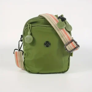 Women's Crossbody Bag, Mobile Phone Handbag, Nylon Material, 3 Pockets, Anti-theft