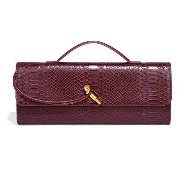 Design Top-Handle Bag for Women Evening Handbag Long Purse PU Snakeskin Sfe10f30c2d6940a3b979f8cd6bcaa69bW
