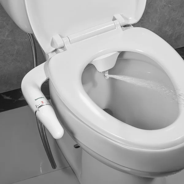 SAMODRA Toilet Bidet Ultra-Slim Bidet Toilet Seat Attachment With Brass Inlet Ue25207fd27a547028044cb7f8d68ef653