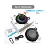 Wireless Bluetooth Speaker with Clip Black