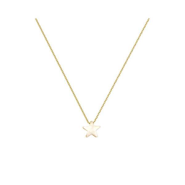 Gold-Tone Brass Choker Necklace for Women