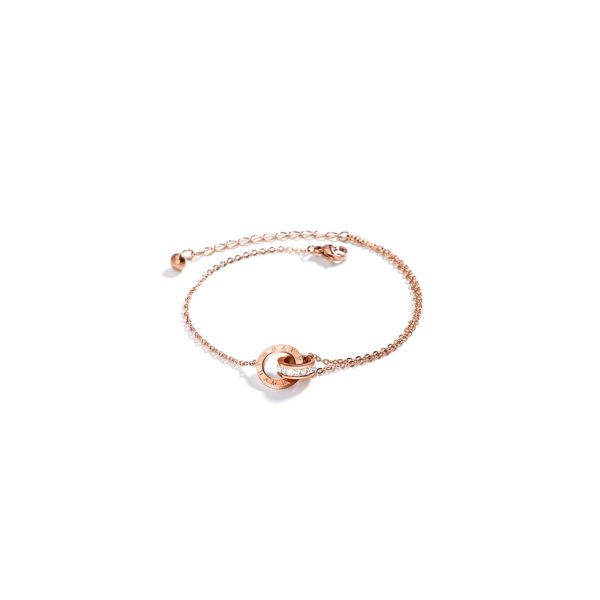 Titanium Steel Zircon Bracelet Fashion Jewelry